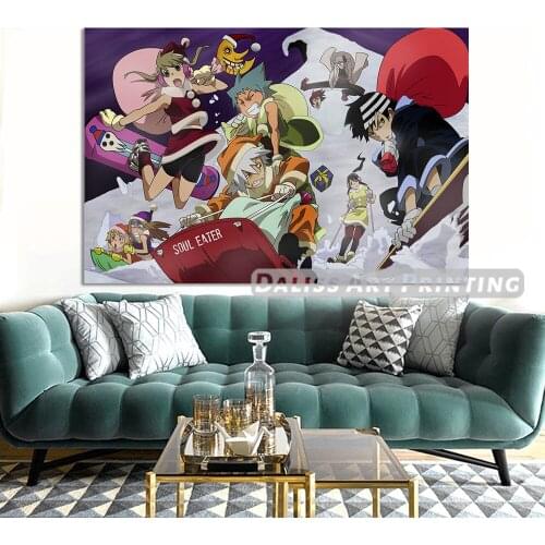 Canvas Anime Soul Eater Pictures Home Decoration Paintings Poster HD Prints Wall Art Modular Living Room Framed