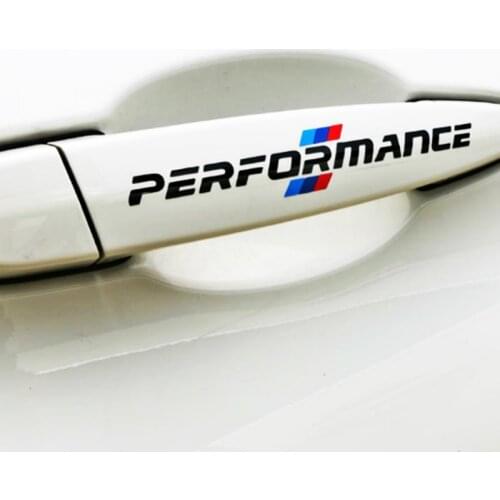 Funny Sports Performance Car Door Handle Stickers Decals Accessories Cover Scratches Car Sticker Pvc 14.2cm X 2.2cm