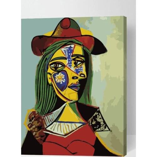 Painting On Canvas Picasso Artpicasso Paintingaboriginal Artdot Painting Style Abstractabstract Artabstract Painting