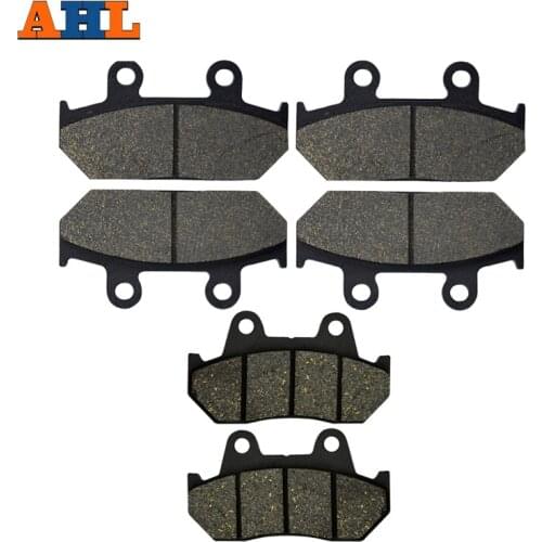 AHL Motorcycle Front and Rear Brake Pads For HONDA GL 1500 A Aspencade / Interstate 90-00 GL1500 Goldwing 98-00 VFR750F 86-87