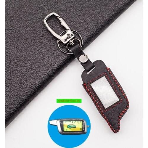 Soft Texture Leather Key Case Perfect fit for Pantera SLK 600 625 650RS 675RS 300 400 868 lcd Two Senses Remote Car Alarm System