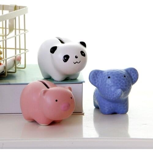 Hot Cute Small Elephant Save Money Bank Saving Money Pot Coin Box Can Creative Gift Kids Birthday Gifts Money Box Gifts for Kid