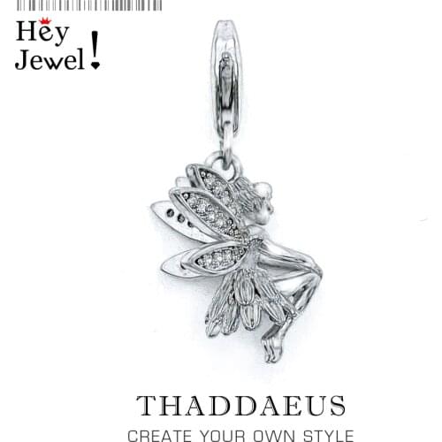 Cute little Elf Fairy Dazzle Magically Charm Pendant Crafted from 925 Sterling Silver a Pinch of Fairy Dust 2020 Gift For Women