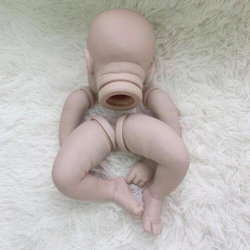 20 Inches Reborn Doll Kits Vinyl Dolls Unpainted Unfinished Toys For Girl Children Blank DIY Part Gift P9S5