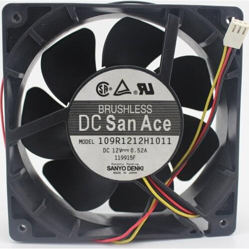 Genuine 12 cm 12038 server chassis fan 12V 0.52A 109R1212H1011
