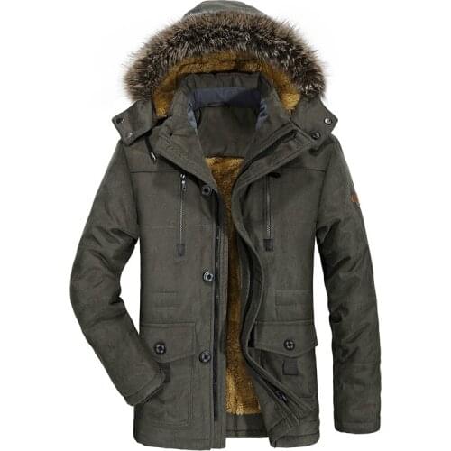 New Winter Men Thicker Warm Jacket Coat Mens Casual Hooded Parkas Male Windbreaker Coat Jaqueta Masculina Plus Size L-5XL 6XL