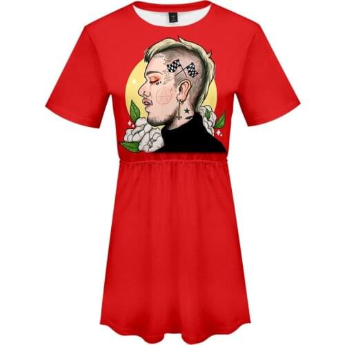 WAWNI Fashion Lil Peep Summer Woman Slim Dress Harajuku Hip Hop Fashion Streetwear Polyester Fabric Dress High Leisure Quality