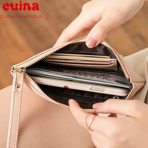 New Fashion Women Wallets Zipper Pu Leather Coin Purse Mini Key Chain Small Wallet Multi-card Bit Card Holder Card Holder