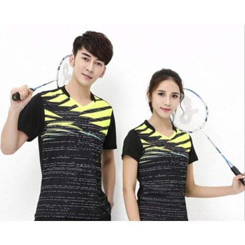 New Badminton Sport Shirts Game Training Jersey Couples Unisex Table Tennis And T-shirts Free Shipping
