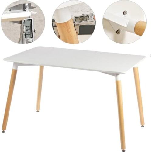 110*60*75cm Dining Table Nordic Minimalist Style Non-slip Table Legs For Living Room Dining Apartment Coffee Table HWC