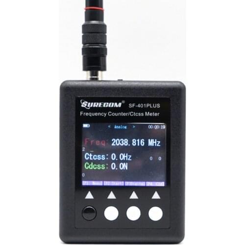 Portable Frequency Counter Digital DMR Two-way Radio Signal Walkie-talkies 100Mhz-3000Mhz Counting Continuous Wave LED Indicator