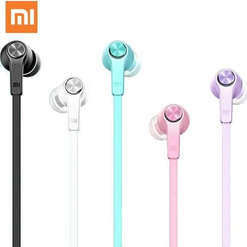 Original Xiaomi Earphone Mi Colorful version Earphones Mi 3.5MM In-Ear Wired Control With MIC for Huawei Xiaomi Mi Smartphon