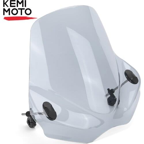 Motorcycle Windscreen Windshield Adjustable Windscreen Deflector Universal For SUZUKI GXSR 600 750 G310R R1150R CB500X NC700X