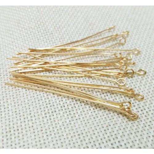 55mm head pin eye pins needles Jewelry making Findings earring bracelet necklace beads pearls beading toggle hooks connector