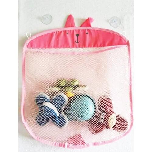 Bath Toys Bag Baby Bathroom Mesh Bag Kids Basket for Toys Net Cartoon Animal Shapes Waterproof Cloth Sand Toys Beach Storage