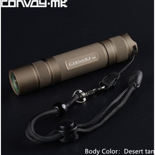 CONVOY S2+ LED 18650 2-Group 3/5-Mode EDC flashlights Waterproof High and low temperature resistance torchlight
