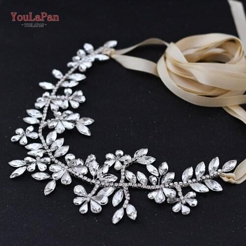 TOPQUEEN SH239 Rhinestone Belts Bridal Rhinestone Wedding Belts Silver Belts for Dresses Bridesmaids Red Dresses Belt for Women