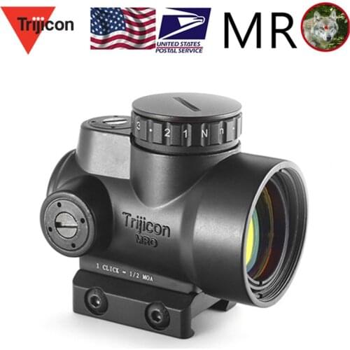 Trijicon MRO Holographic Red Dot Sight Scope Hunting Riflescope Illuminated Sniper Gear for Tactical Rifle Scope Caza