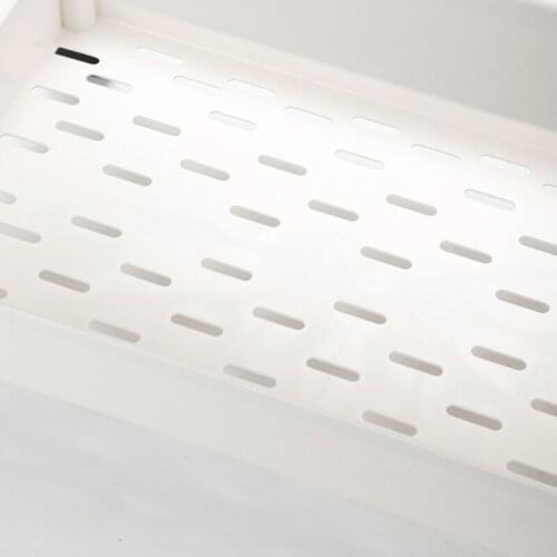 55KF 2/3/4 Tier Rolling Storage Cart Mobile Shelving Unit Organizer Slide Out Utility Cart Rack for Kitchen Bathroom