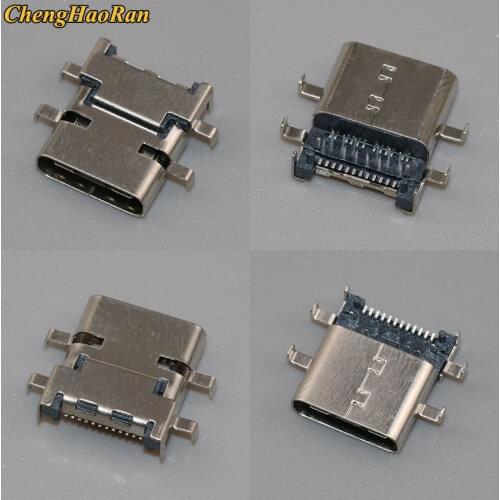 ChengHaoRan 2pcs TYPE-C Charger Port For Lenovo E480 E485 E580 R480 TYPE-C DC Charging Connector Port Socket Plug
