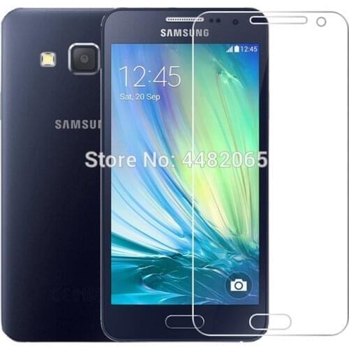 2Pcs 0.26mm 9H Safety Tempered Glass For Samsung GALAXY A3 2015 A3000 A300 SM-A300F Screen Protector Toughened protective film