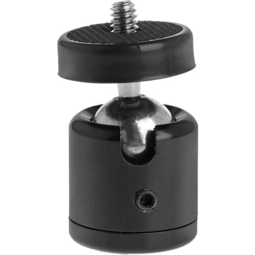 1/4" Hot Shoe Mini Ball Head Flash Bracket Holder Mount Screw For Camera Tripod