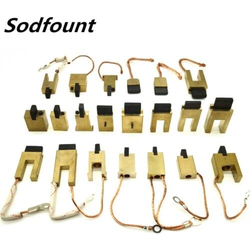 1pcs Contact type voltage regulator carbon brush 2K3K5K7K10KVA20Kv voltage stabilizer brush with pinhole