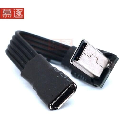 10CM Mini USB male to Micro USB B feMale data charger cable adapter converter charger data cable 50CM 100CM