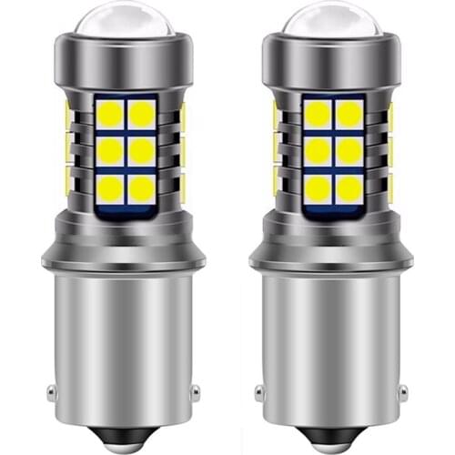 2Pcs 1156 BA15S 7506 P21W R5W R10W Super Bright 3030 LED Car Tail Brake Bulb Auto Backup Reverse Lamp Daytime Running Lights 12V