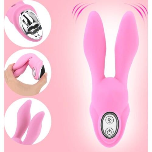 7 Frequency Silicone Rabbit Shape Vagina Massage Erotic Dildo Vibrator Sex Toys For Women Clitoral Stimulator G Spot Vibrator