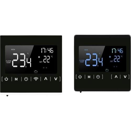 AC85-250V LCD Touch Screen S-mart Thermostat Electric Floor Heating Termostato S-mart Temperature Controller for Home With WIFI