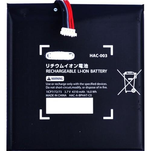 New HAC-003 Battery Replacement Charger Battery for Nintend Nitendo Switch 4310mAh Console 3.7V Batteries