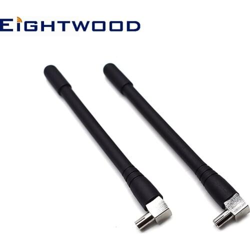 Eightwood 2pcs Mini TS9 Male Antenna for Verizon Jetpack 4G LTE Mobile Hotspot Netgear Network Mini Router TS9 Connector Set