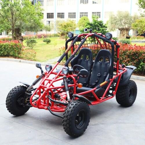 150cc gasoline engine, electric starting, stepless transmission, built-in reverse gear, adjustable seat and safety belt. 10 inch