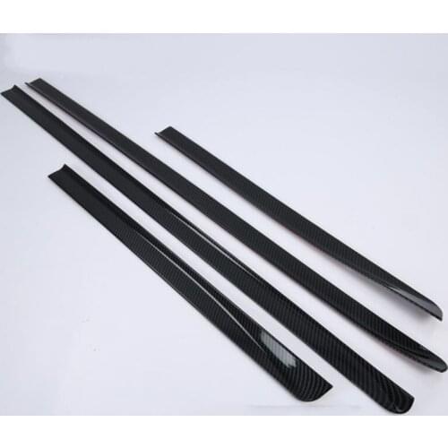 For KIA Sportage R 2018 4PCS Car Styling ABS Chrome Exterior Car Side Door Body Trim Molding Accessories Side Cover Trim