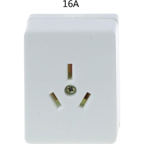 M17D 86 Type AC 250V 10A 16A High Power Electrical Wall Socket 3 Pin Plug Wall Outlet Plate Panel White For Air Conditioning