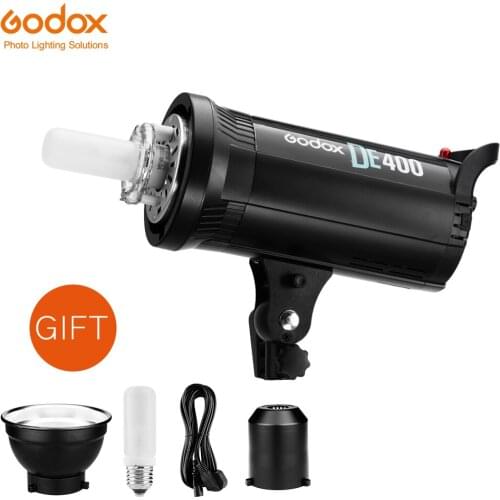Godox DE400 Studio Flash Light 400W GN65 Compact Strobe Lighting Photography Lamp Head 400Ws