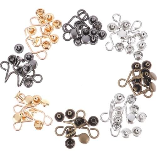 1Set Adjustable Waist Buckle Extender Set Jeans Extender Waist Extender Button for Pants Adjustable Jean Button Perfect Fit In