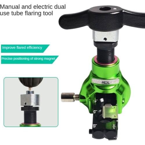 Wipcool Copper Pipe Flaring Set EF-1L Air Conditioning Refrigeration Repair Kit Tube Flare Tool Set 1/4"-3/4"