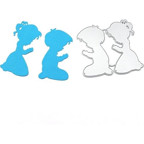 Julyarts Boy Girl New Dies for 2020 Die Cut for DIY Scrapbooking Album Paper Card Decorative Crafts