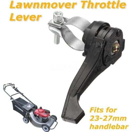 New Universal Black Lawnmover Throttle Lever For 23mm - 27mm Lawn Mower Handlebar Accessories