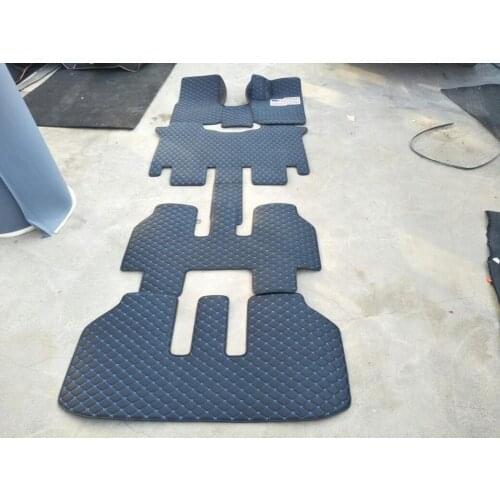 Full Surrounded Right Steering Wheel RHD Right Hand Drive Waterproof Car Floor Mats for Nissan Elgrand Mazda 8 3rows 7seats