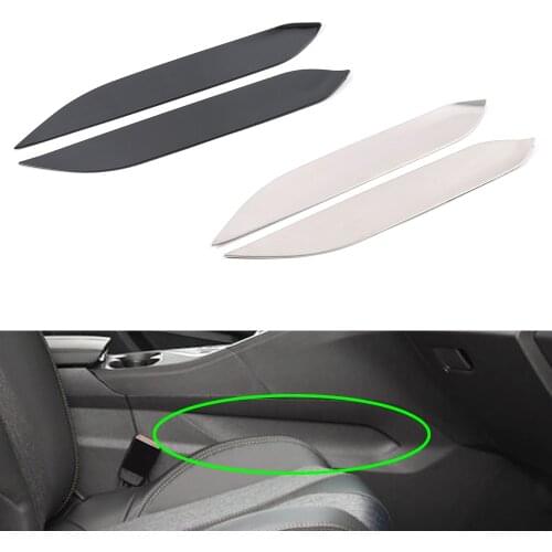 Gear position Beside Chrome Cover For Peugeot 3008 5008 GT 2018 2019 2020 Accssories Styling Decoration