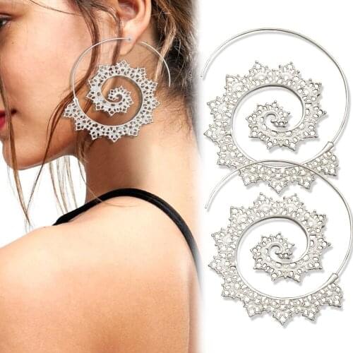 Серьги-кольца RechicGu China At AliExpress