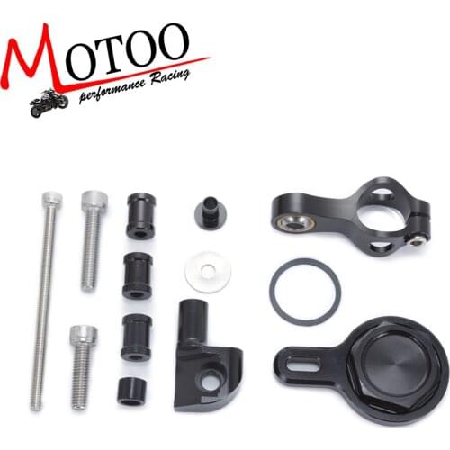 For YAMAHA R1 1998-2001 Motorcycles Adjustable Steering Stabilize Bracket Mount Support Kit Accessories