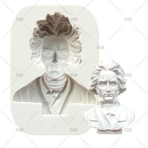 Sugarcraft Head Silicone Mold Scroll Relief Border Fondant Molds DIY Cake Decorating Tools Candy Chocolate Gumpaste Moulds 15230