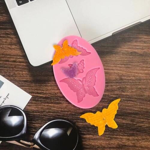 Butterfly silicone mold chocolate cake pudding biscuit make food grade bakery kitchen utensils resin home decoration art crafts