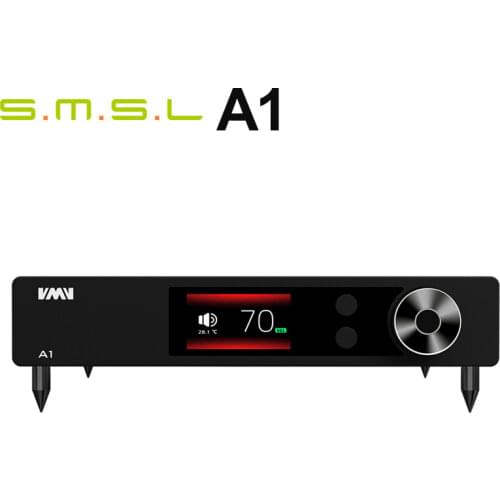 SMSL A1 High Resolution Power Amplifier Small Delicate Class A AMP PGA2311 Powerful Driving Force RCA Input 6.35mm Earphone