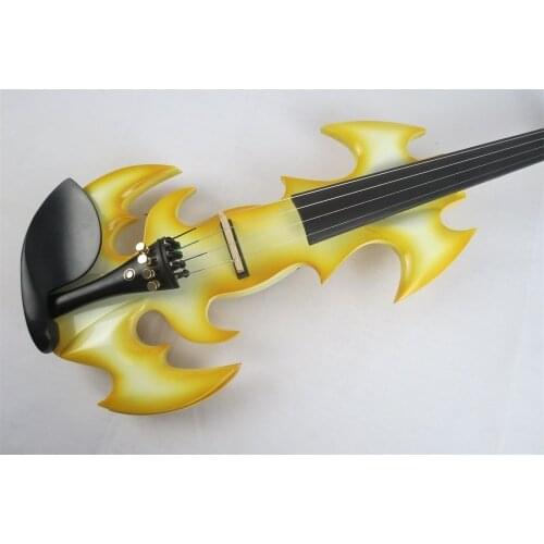SONG Brand Crazy-1 yellow color solid wood electric violin 4/4