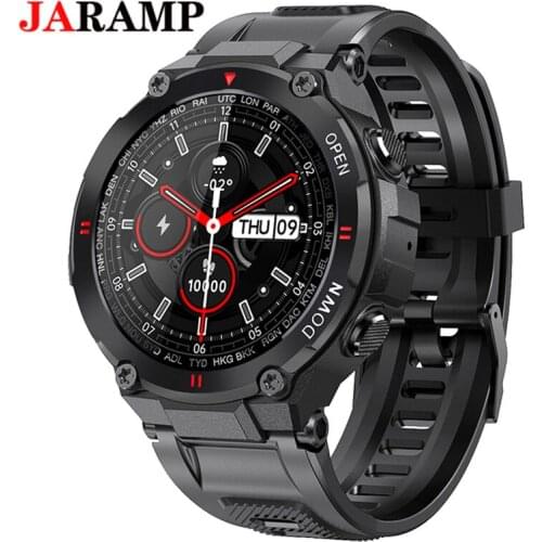 JARAMP 2021 Smart Watch Men Sport Fitness Bluetooth Call Multifunction Music Control Alarm Clock Reminder Smartwatch For Phone